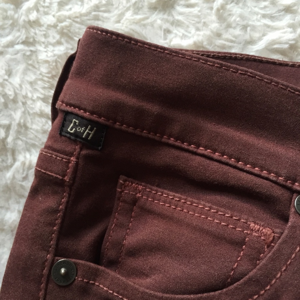 CITIZENS OF HUMANITY Maroon Ava Lowrise Jeans 27 - Picture 11 of 16